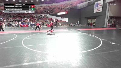 60 lbs 5th Place Match - Annelise Spindler, SC Wrestling vs Arieanna Lootans, Crass Trained