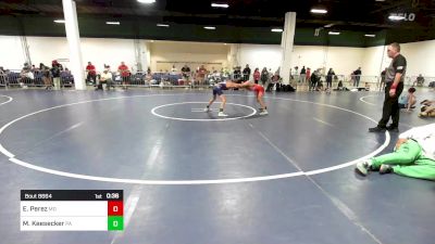 85 lbs Consi Of 8 #1 - Esaias Perez, MD vs Mason Keesecker, PA