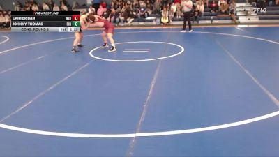 157 lbs Cons. Round 2 - Carter Ban, Northern State vs Johnny Thomas, Fort Hays State