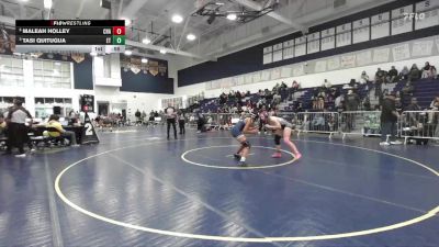 140 lbs 3rd Place Match - Maleah Holley, Chaparral vs Tasi Quitugua, El Toro