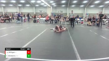 92-96 lbs Round 1 - Jt Milligan, Summerville Takedown vs Cale Wimberly, Canes Wrestling Club