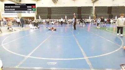 89 lbs Rr Rnd 6 - Julian Mccrimon, Warhawks Wrestling Black vs Noah Blair, CTWhale