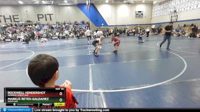 100 lbs Quarterfinal - Markus Reyes-Galdamez, Westlake vs Rockwell Hendershot, Warrior Wrestling