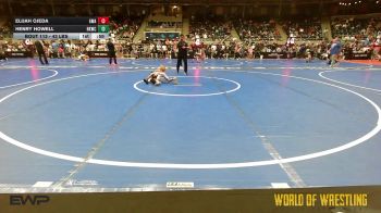 43 lbs Consi Of 8 #1 - Elijah Ojeda, Gladiator Wrestling Academy vs Henry Howell, Henryetta Knights Wrestling Club