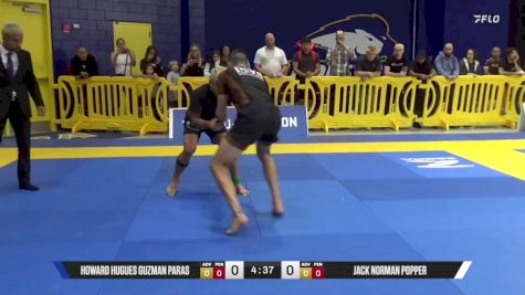Jack Norman Popper vs Howard Hugues Guzman Paras 2025 Pan IBJJF Jiu-Jitsu No-Gi Championship