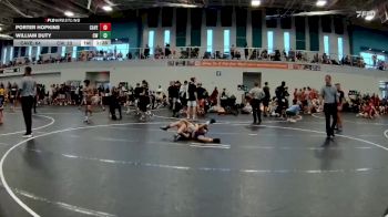 72 lbs Round 2 (4 Team) - Porter Hopkins, Caveman vs William Duty, Creeks Wrestling