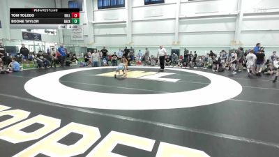 64 lbs Consi Of 4 - Tom Toledo, Bulldog Premier Wrestling Club vs Boone Taylor, Backyard Barbarians-EL