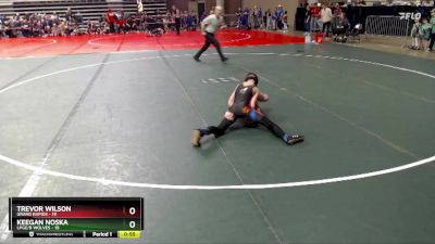 88 lbs Semis (4 Team) - Keegan Noska, LPGE/B Wolves vs Trevor Wilson, Grand Rapids