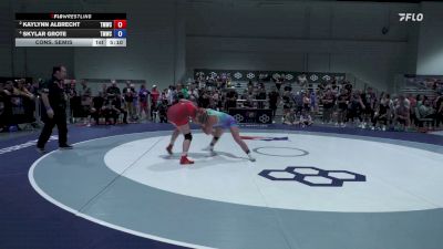 72 kg Cons. Semis - Kaylynn Albrecht, Titan Mercury Wrestling Club (TMWC) vs Skylar Grote, Titan Mercury Wrestling Club (TMWC)
