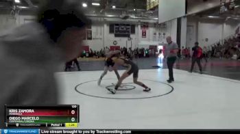 120 lbs Semifinal - Kris Zamora, Peninsula vs Diego Marcelo, Centennial/Corona