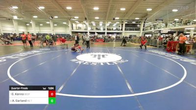 92 lbs Quarterfinal - Grace Kenna, Bedford NH vs Abigail Garland, ME Trappers WC