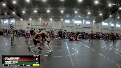 144 lbs Round 3 (6 Team) - Jonas Mannier, St. Paris Graham vs Timofey Husk, Phoenix WC 1