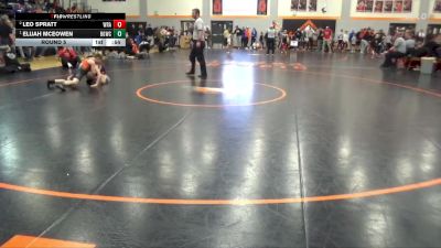 86 lbs Round 5 - Elijah McEowen, Big Game Wrestling Club vs Leo Spratt, Wrath