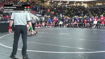 175 lbs Semis - Wyatt Wiley, Eddyville-Blakesburg-Fremont vs Ryland Morgan, Clarion-Goldfield-Dows