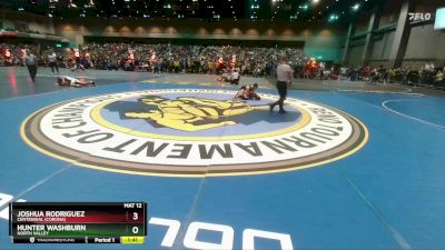 106 lbs Champ. Round 1 - Hunter Washburn, North Valley vs Joshua Rodriguez, Centennial (Corona)