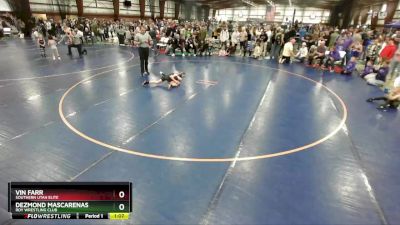 65 lbs Champ. Round 1 - Vin Farr, Southern Utah Elite vs Dezmond Mascarenas, Roy Wrestling Club