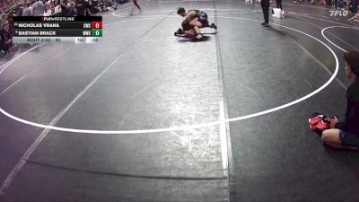 90 lbs Champ. Round 2 - Bastian Brack, Wrestling With Character vs Nicholas Vrana, Cavalry Wrestling Club