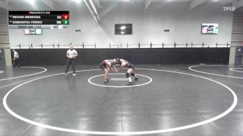 110 lbs Cons. Round 4 - Samantha Fermo, Half Moon Bay vs Devani Mendoza, Hollister High School