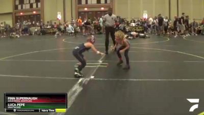 56 lbs Cons. Round 3 - Luca Pepe, Unattached vs Finn Supernaugh, Gold Medal Grappling