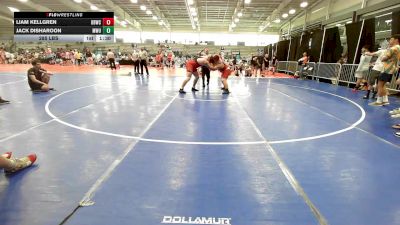 285 lbs Rr Rnd 2 - Liam Kellgren, OBWC Red vs Jack Disharoon, MetroWest United Red