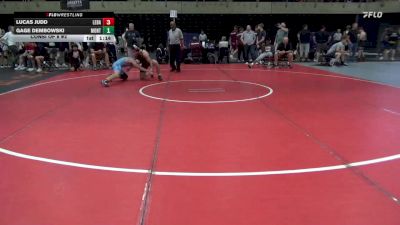 160 lbs Consi Of 8 #2 - Lucas Judd, Lebanon vs Gage Dembowski, Montville