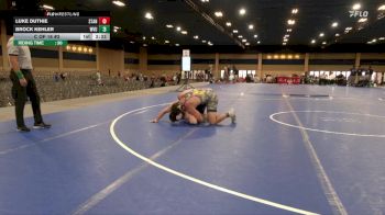 285 lbs C Of 16 #2 - Luke Duthie, Stanford vs Brock Kehler, West Virginia