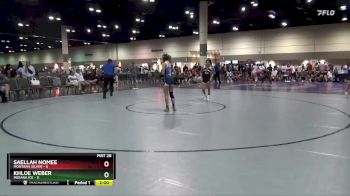 105 lbs Semis & 1st Wrestleback (8 Team) - Khloe Weber, Indiana Ice vs Saellah Nomee, Montana Silver