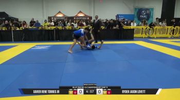 Ryder Jaxon Lovett vs Xavier Rene Torres Jr 2026 Pan IBJJF Jiu-Jitsu No-Gi Championship