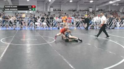 160 lbs Round Of 64 - Kaden Blades, Elite Athletic Club Bad Boys - HSB vs Gabe Johnson, Freakztyle Supremacy - HSB