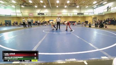 90 lbs Semifinal - Rocklan Kurzinsky, Wave Wrestling Club vs Cael Leslie, ODESSA