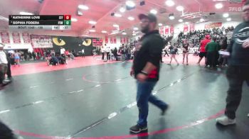 130 lbs Cons. Round 7 - Katherine Love, St. Francis vs Sophia Fodera, Poway