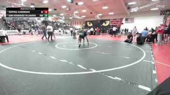 135 lbs Cons. Round 7 - Edna Rodriquez Villanueva, Poway vs Sophia Cardenas, Eleanor Roosevelt