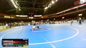 104 lbs Cons. Semi - Cohen Spruce, Sunnyside Wrestling vs Landon Eller, Prescott Valley Bighorns