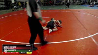 97 lbs Semifinal - Riley Harberts, Adrian vs Kiptyn Meiners, Caledonia/Houston