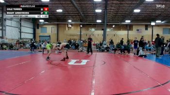 184 lbs Champ. Round 1 - Cole Torres, Unattached vs Brady Armstrong, Providence (Mont.)