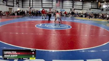 144 lbs Round 3 (4 Team) - Carson Fitch, HEAVY HITTING HAMMERS vs Dennis Barker, HANOVER HAWKEYE