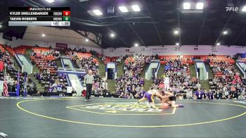 120 lbs Quarterfinals (8 Team) - Kyler Snellenbarger, Three Rivers HS vs Taevin Roberts, Greenville HS