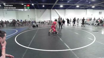 90 lbs Quarterfinal - Isaiah Baca, Juggernaut WC vs Eligh Reynolds, Inland Elite WC