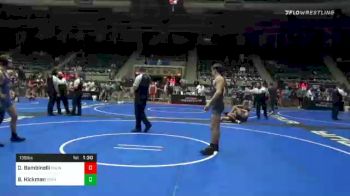 135 lbs 3rd Place - Dominic Bambinelli, Roundtree vs Beau Hickman, Standfast