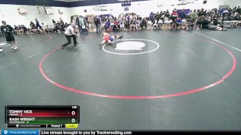 126 lbs Round 2 (3 Team) - Tommy Vick, Prairie vs Kash Wright, Goldendale