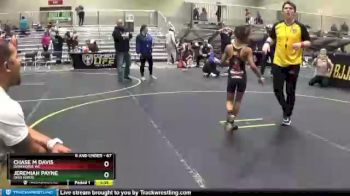 67 lbs Round 2 - Chase M Davis, Darkhorse Wc vs Jeremiah Payne, Ohio Heros