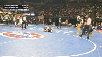 155 Class 2 lbs 5th Place Match - Molly Marischen, Troy Buchanan vs Ari Bartholomew, Blue Springs