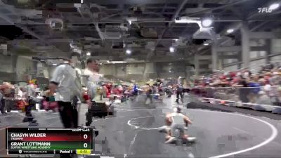 70 lbs Semifinal - Chasyn Wilder, Triumph vs Grant Lottmann, SlyFox Wrestling Academy