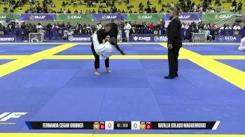 Natalia Colaço Maguerroski vs Fernanda Cegan Gribner 2025 Brasileiro Jiu-Jitsu IBJJF