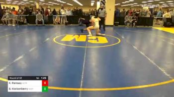 147 lbs Prelims - Keegan Ramsay, Notre Dame vs Brad Hockenberry, West Perry