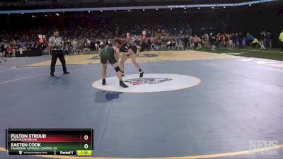 D4-165 lbs Quarterfinal - Fulton Stroud, Iron Mountain HS vs Easten Cook, Muskegon Catholic Central HS