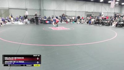 120 lbs 4th Wrestleback (16 Team) - Delialah Betances, Georgia Blue vs Kristen De La Rosa, Oklahoma