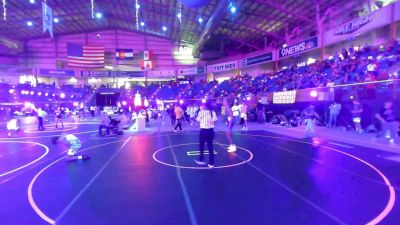 120 lbs Round Of 32 - Fisher Yeager, Unattached vs Wyatt Morrow, 4 Corners Underground