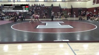 190 lbs Round 2 (3 Team) - Mikey Bailey, Independence vs Caysen Curran, Mount Vernon