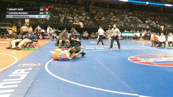 120 Class 4 lbs Quarterfinal - Colton Russell, North Point vs Graidy Rice, Jackson